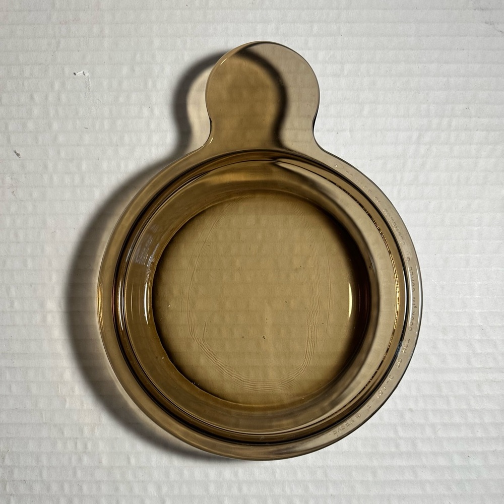 Pyrex Visions Amber Grab It Bowl Replacement Lid P-150-C Corning‎ USA